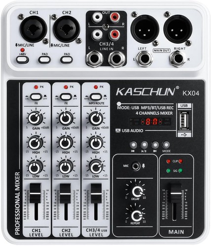 Channel audio mixer - 4,