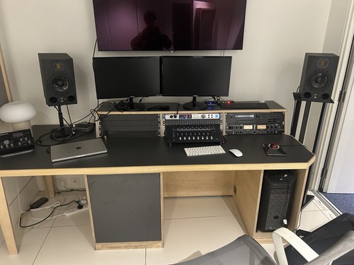 Bespoke music studio desk - music,