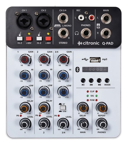 Citronic pad mini mixer with - q-pad,