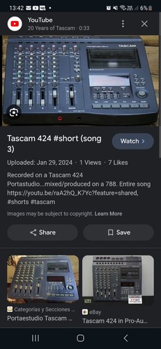 Tascam mk2 strack recording - tascam, 4